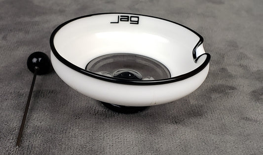 Jag Art Deco Dish and Dabber (1)