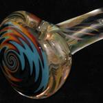 Fumed and Worked Hand Pipe