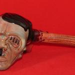 Hitler Zombie Head Ghost Glass Hand Pipe