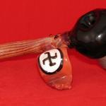 Hitler Zombie Head Ghost Glass Hand Pipe