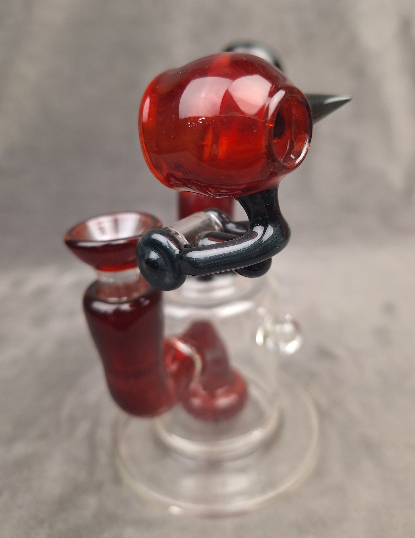 J-Red Flip Top Dome Rig (Red)
