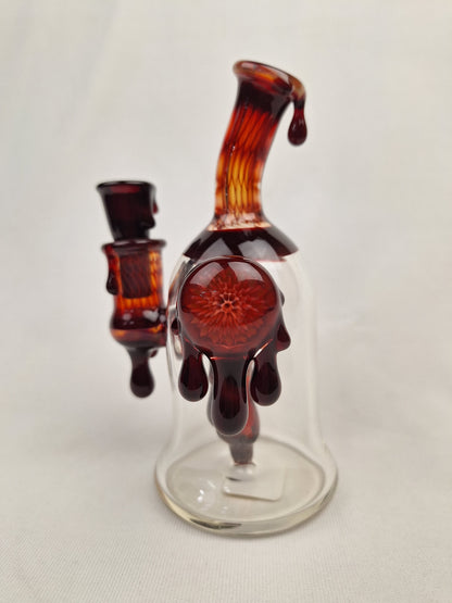 Beak Glass Drip Perc Bub Red
