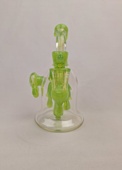 Beak Glass Drip Perc Bub Green