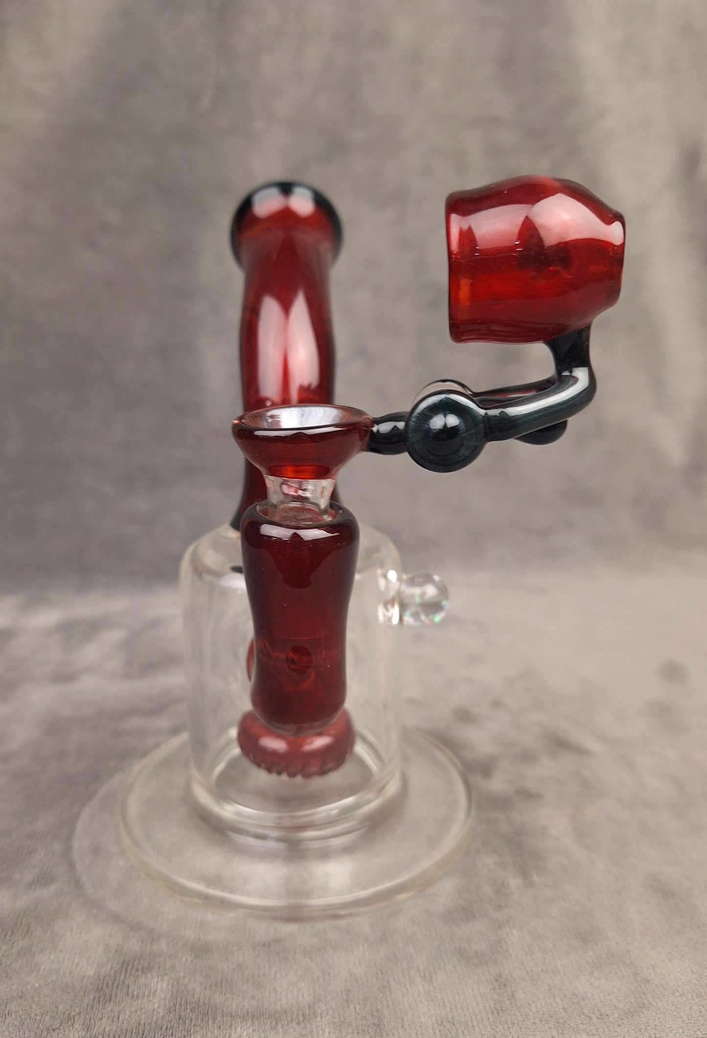 J-Red Flip Top Dome Rig (Red)