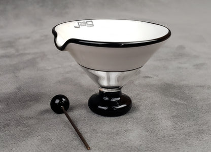 Jag Art Deco Dish and Dabber (3)