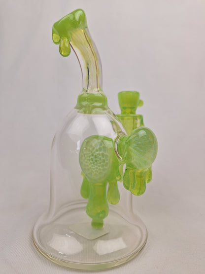 Beak Glass Drip Perc Bub Green