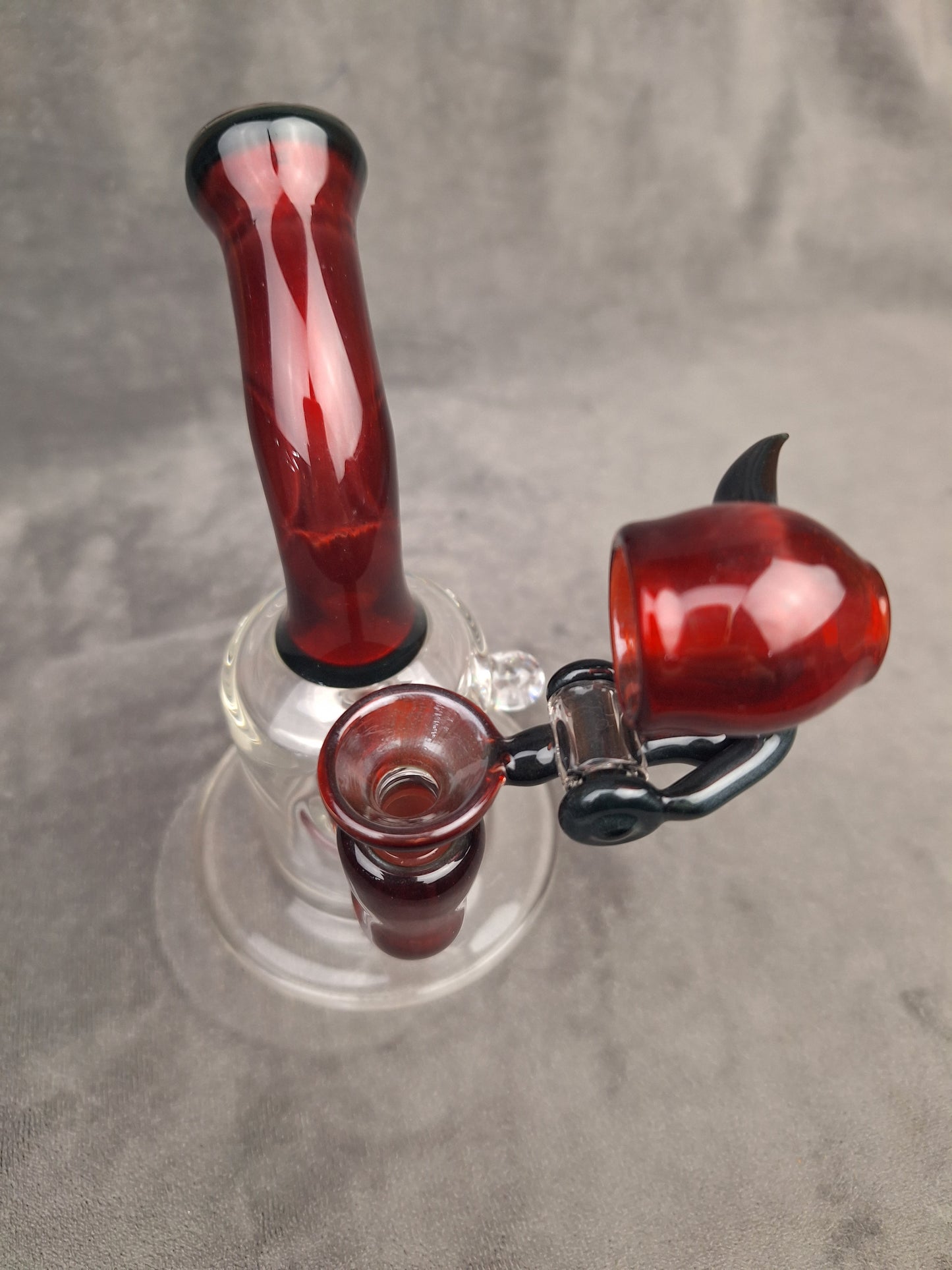 J-Red Flip Top Dome Rig (Red)