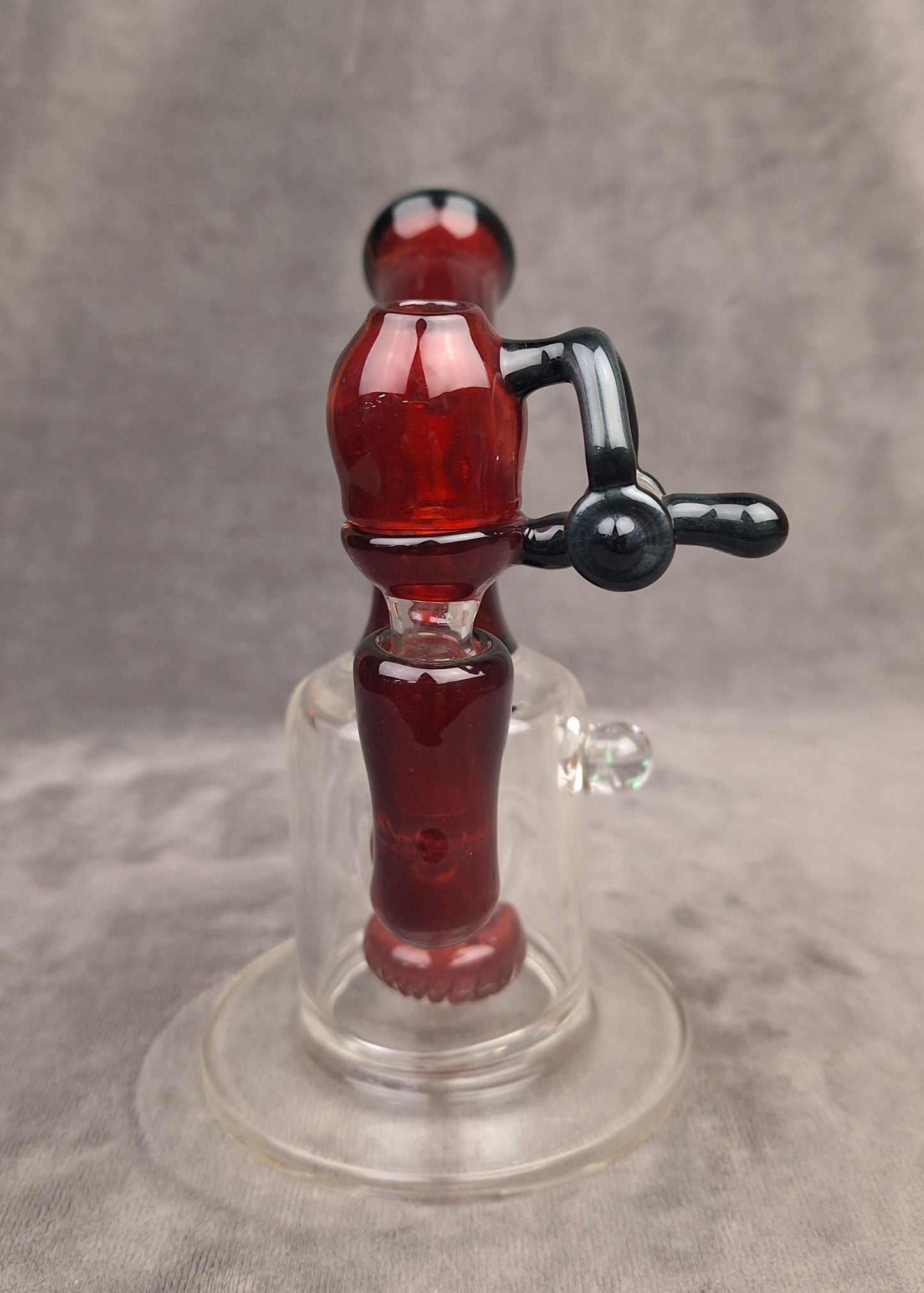 J-Red Flip Top Dome Rig (Red)