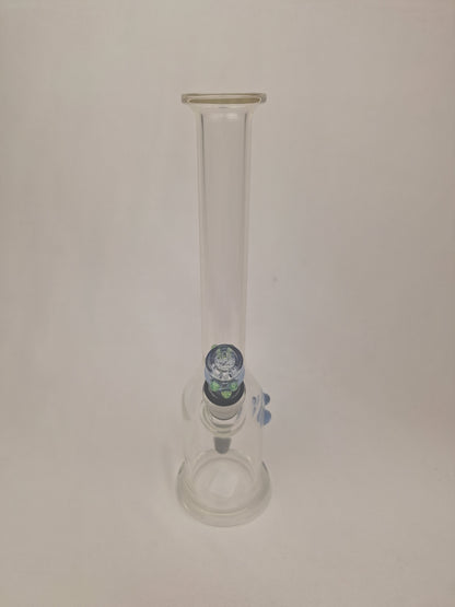 Ben Wilson Clear Straight Tube Blue Bowl
