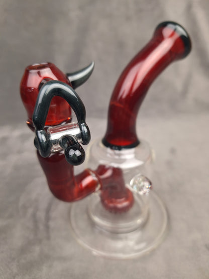 J-Red Flip Top Dome Rig (Red)