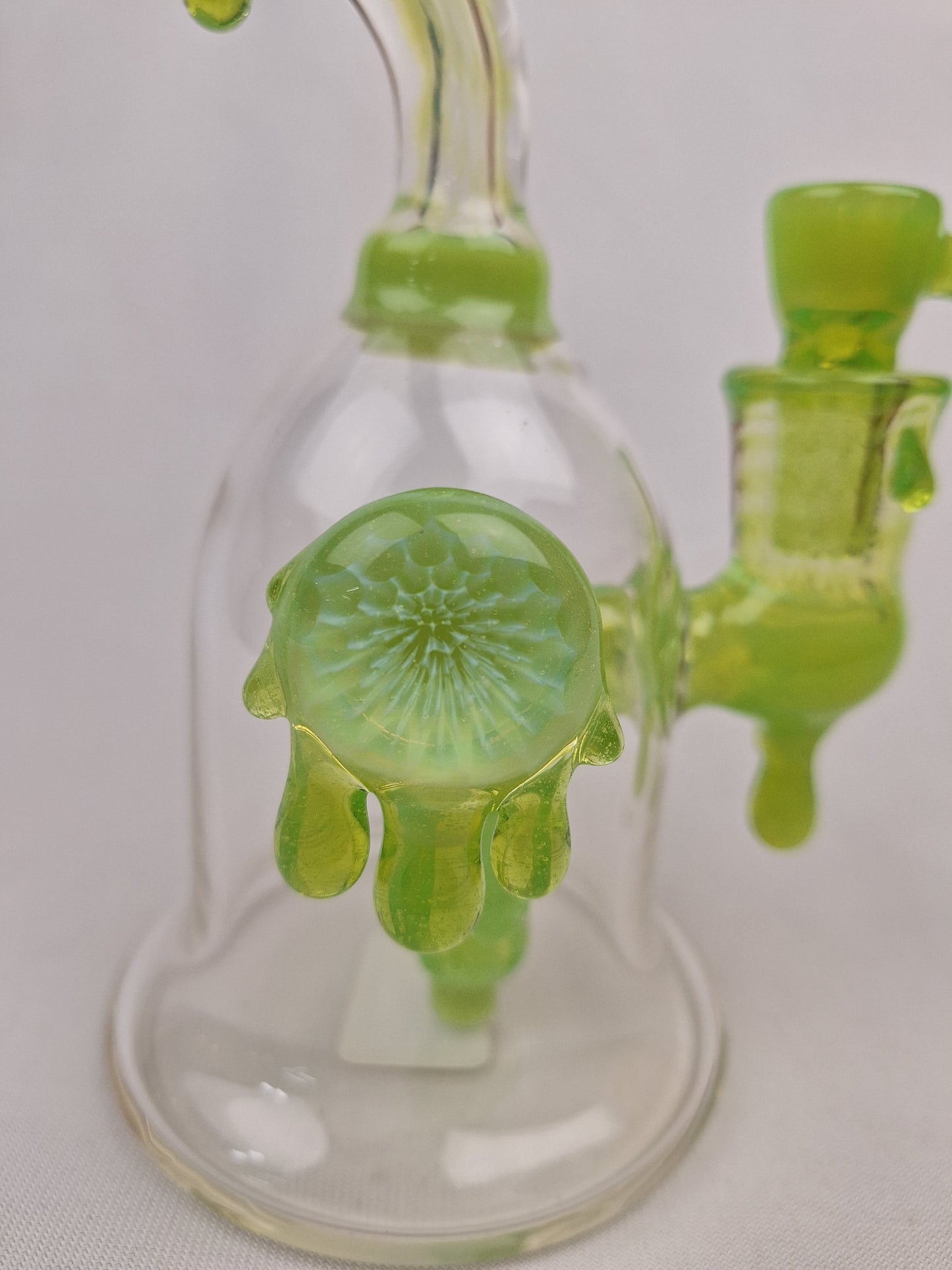 Beak Glass Drip Perc Bub Green