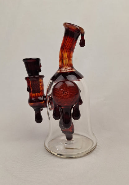Beak Glass Drip Perc Bub Red