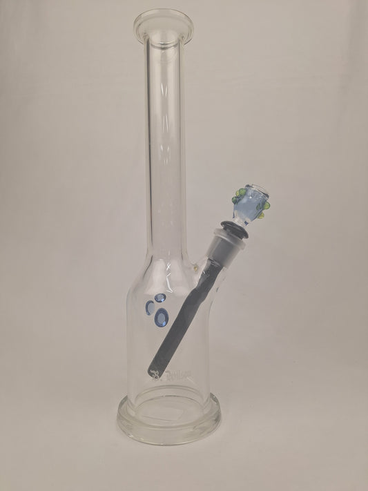 Ben Wilson Clear Straight Tube Blue Bowl