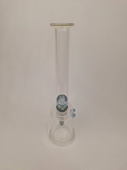 Ben Wilson Clear Straight Tube Blue Bowl