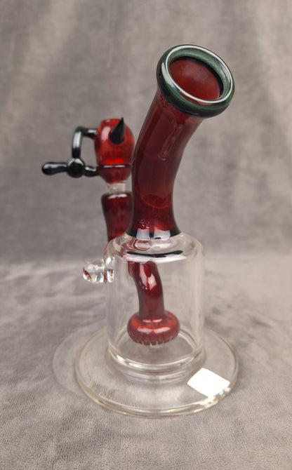 J-Red Flip Top Dome Rig (Red)