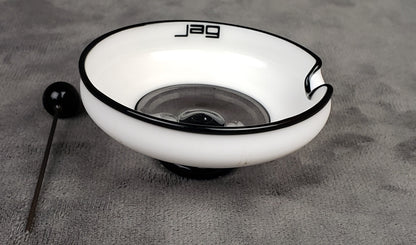 Jag Art Deco Dish and Dabber (1)
