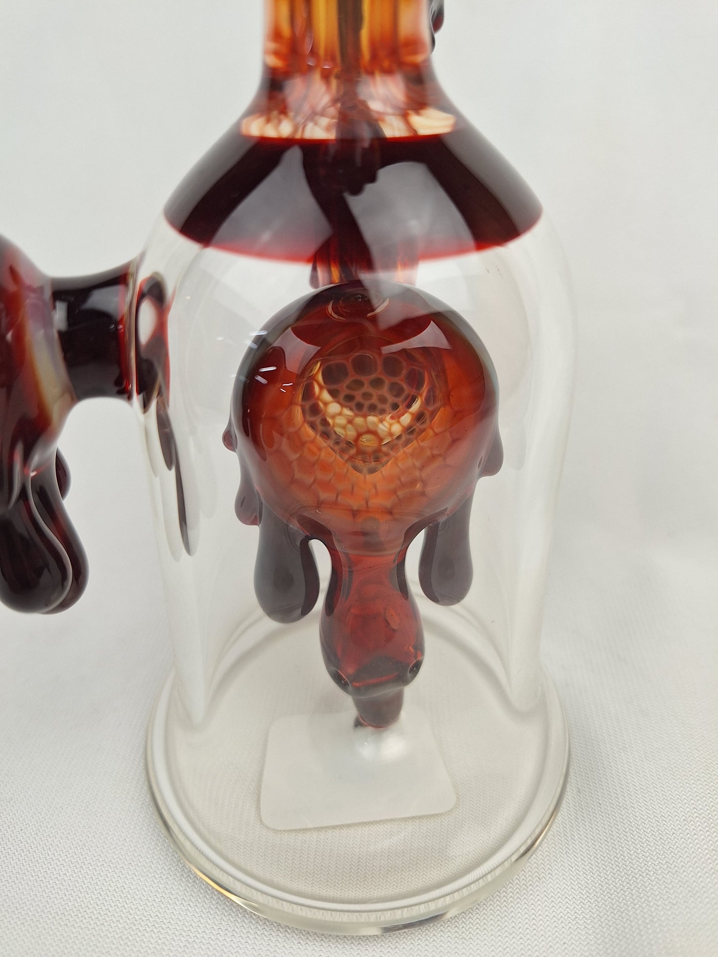 Beak Glass Drip Perc Bub Red
